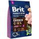 Сухий корм для цуценят дрібних порід з куркою Brit Premium Dog Junior S 3 кг 170805/6246 фото 1