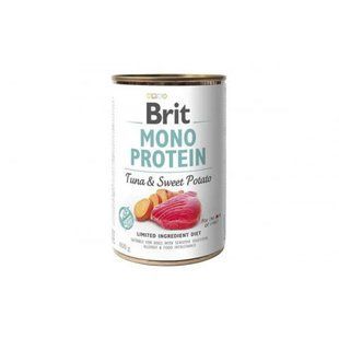 Корм вологий Brit Mono Protein Tuna and Sweet Potato для собак з тунцем та бататом 400 г 100836/100055/9742/6 фото