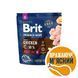 Корм сухий Brit Premium Dog Adult S для дорослих собак дрібних порід вагою 1-10 кг з куркою 1 кг 170811/6307 фото 1