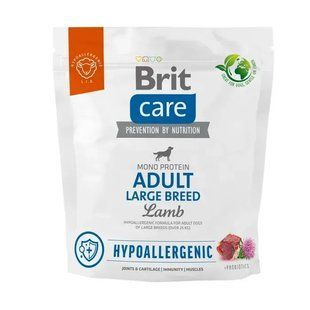 Корм сухий Brit Care Dog Hypoallergenic Adult Large Breed для дорослих собак великих порід гіпоалергенний з ягням 1 кг 172222 фото