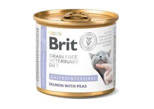 Вологий корм для котів Brit GF Veterinary Diet Gastrointestinal 200 г - лосось та горох 100712/6 фото