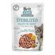 Корм вологий Brit Care Fillets in Gravy Healthy Rabbit Sterilized д/стерилізованих котів філе в соусі з кроликом 85г 101050/12 фото 1