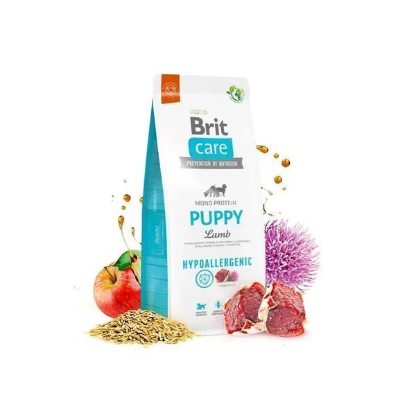 Корм сухий Brit Care Dog Hypoallergenic Puppy для цуценят гіпоалергенний з ягням 1 кг 172212 фото
