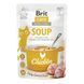 Вологий корм для котів Brit Care Soup pouch 75 г - курка 101152/15 фото 1
