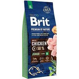 Сухий корм для цуценят та молодих собак Brit Premium by Nature Junior XL 15 кг 170830/6499 фото